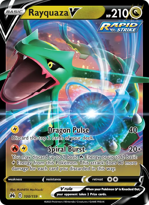 Rayquaza V (CRZ 100)