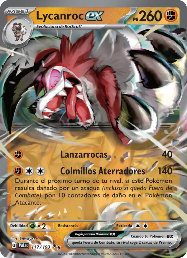 Lycanroc ex (PAL 117)