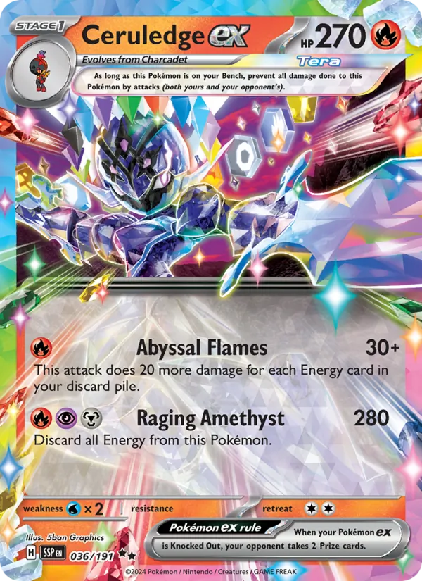 Ceruledge ex (SSP 036)