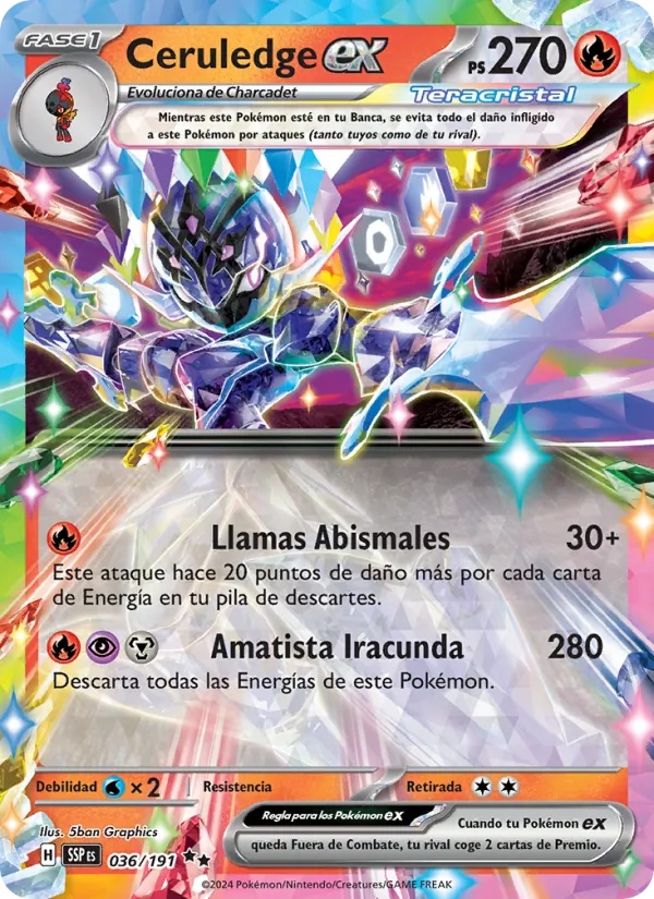 Ceruledge ex (SSP 036)