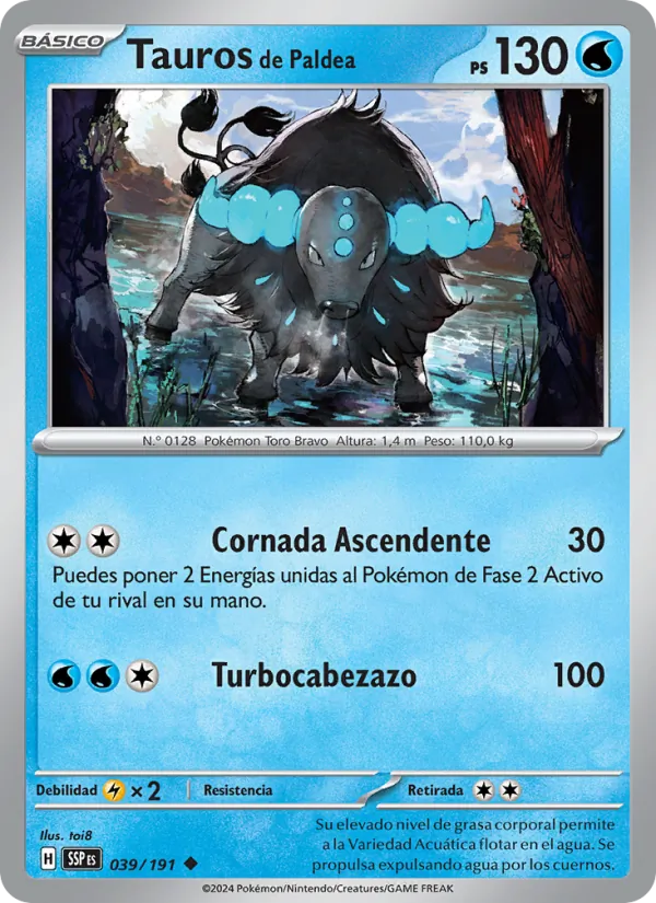 Paldean Tauros (SSP 039)