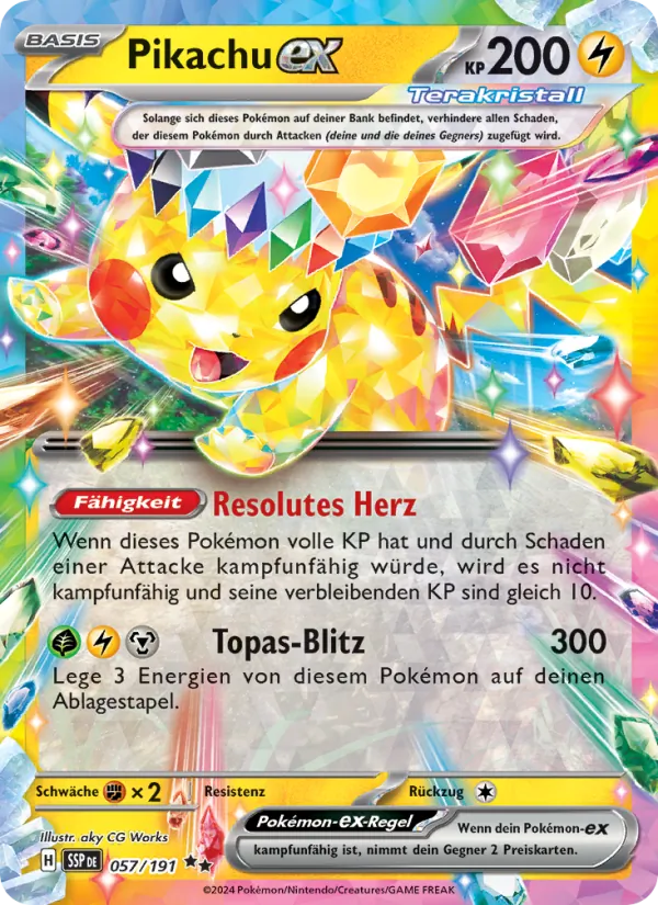 Pikachu ex (SSP 057)