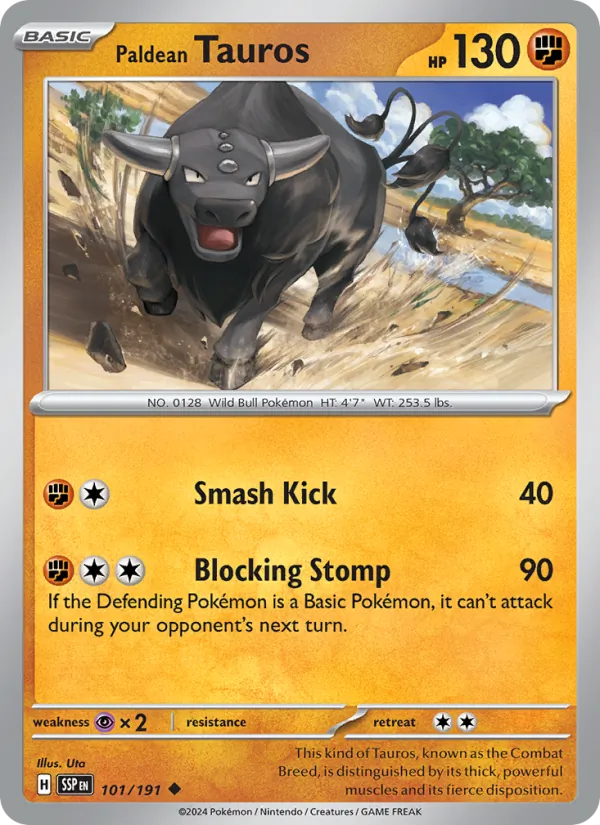 Paldean Tauros (SSP 101)