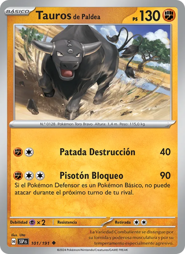 Paldean Tauros (SSP 101)