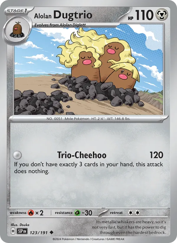 Alolan Dugtrio (SSP 123)