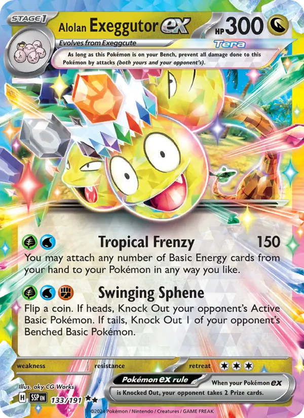 Alolan Exeggutor ex (SSP 133)