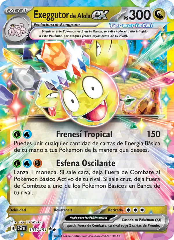 Alolan Exeggutor ex (SSP 133)
