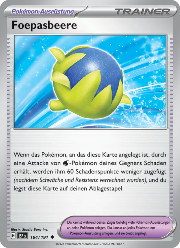 Foepasbeere (SSP 184)