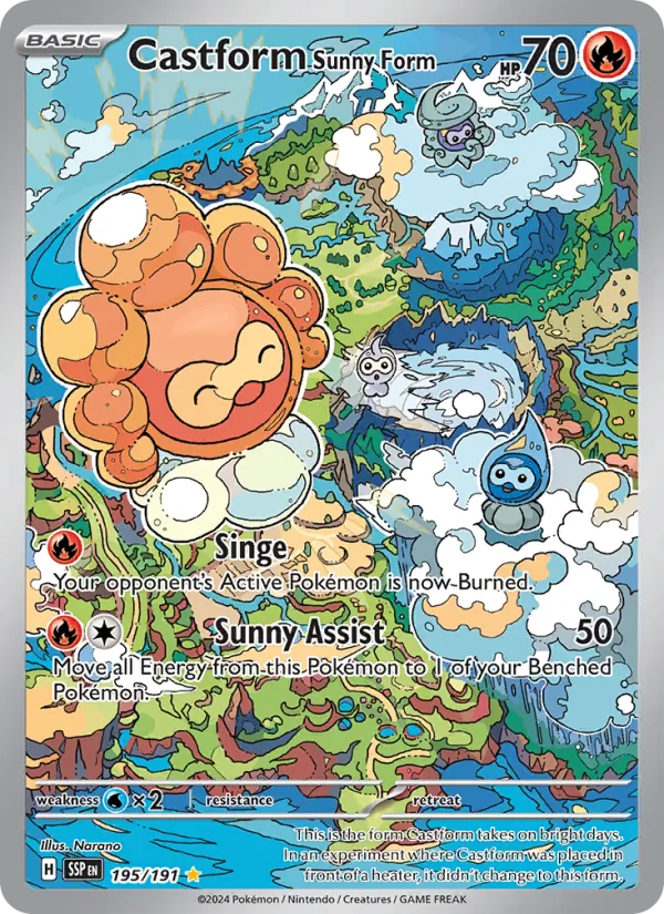 Castform Sunny Form (SSP 195)