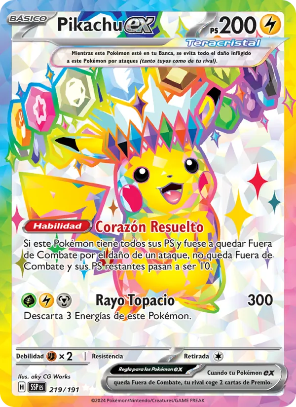 Pikachu ex (SSP 219)