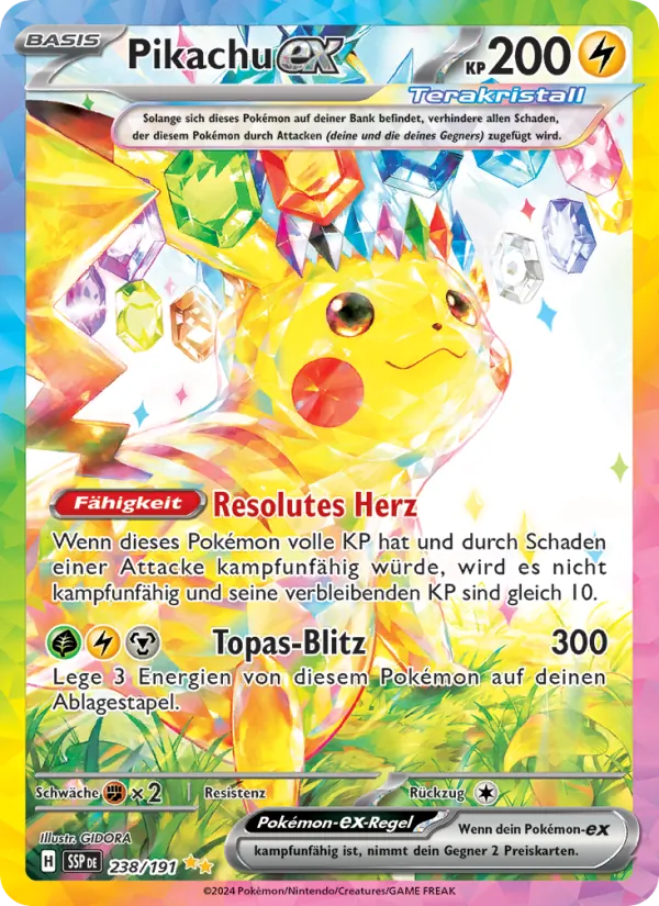 Pikachu ex (SSP 238)