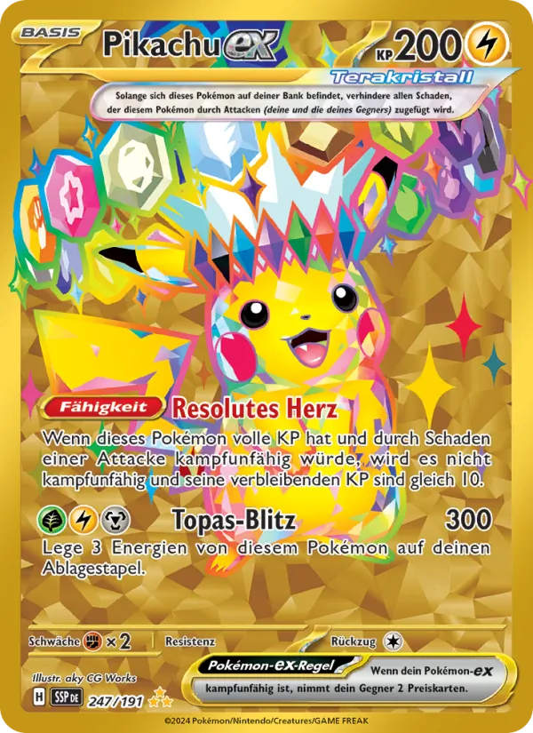 Pikachu ex (SSP 247)