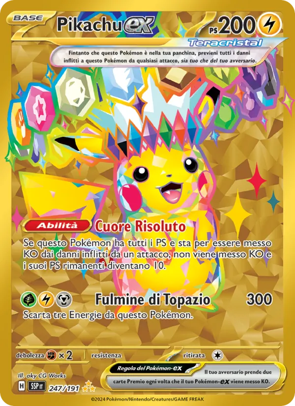 Pikachu ex (SSP 247)