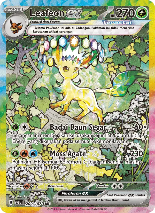 Leafeon ex (sv8a 200)