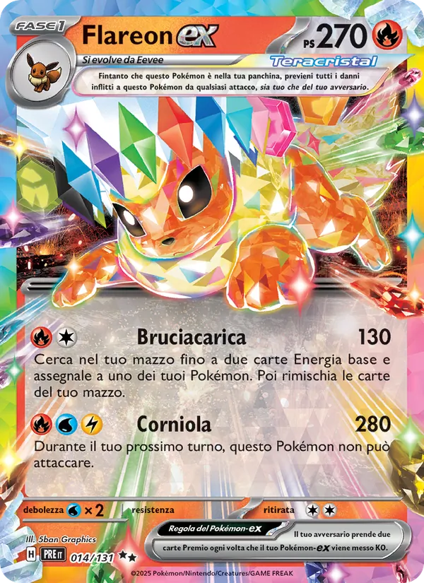 Flareon ex (PRE 014)