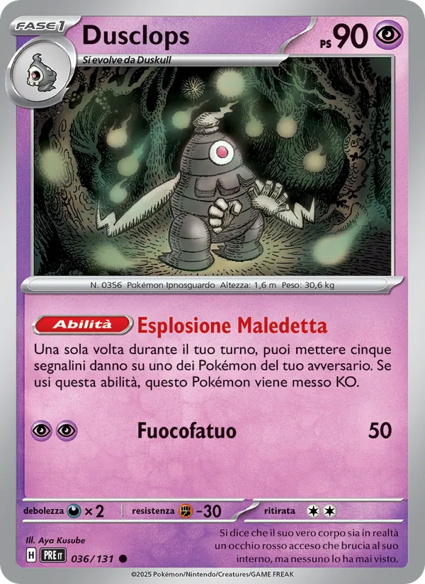 Dusclops (xPRE 036)