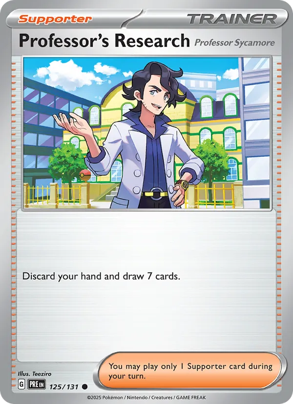 Professor's Research - Professor Sycamore (xPRE 125)