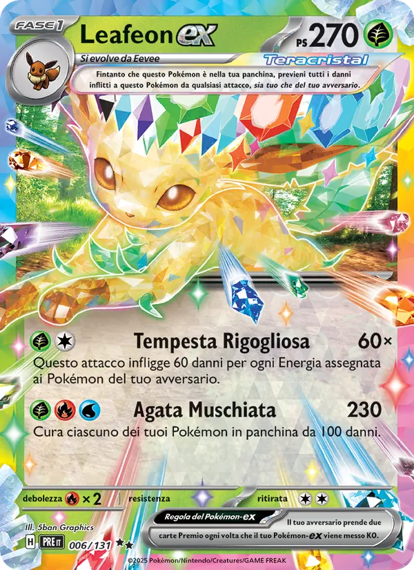 Leafeon ex (xPRE 006)