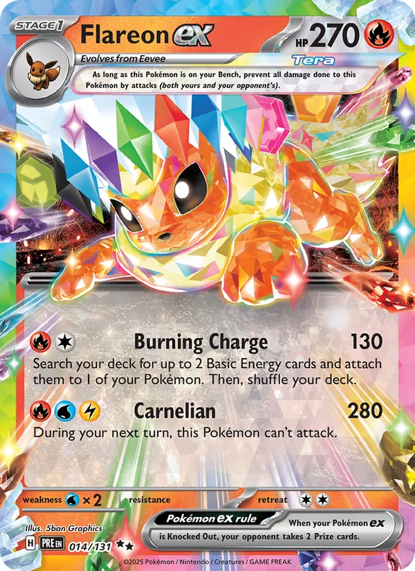 Flareon ex (xPRE 014)