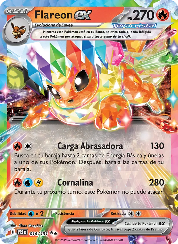 Flareon ex (xPRE 014)
