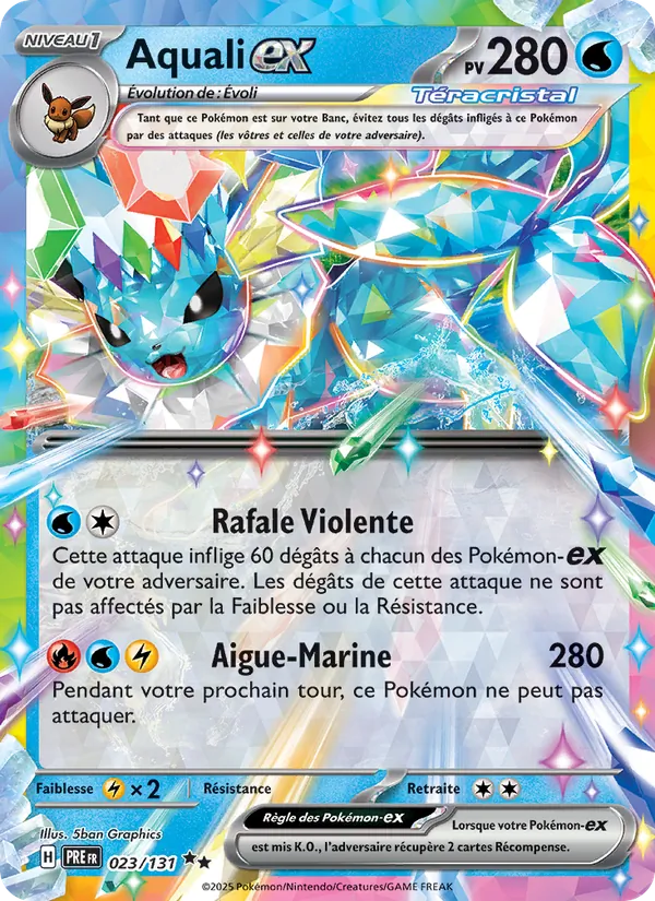 Vaporeon ex (xPRE 023)