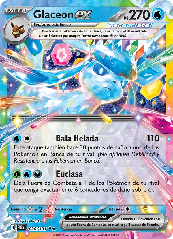 Glaceon ex (xPRE 026)