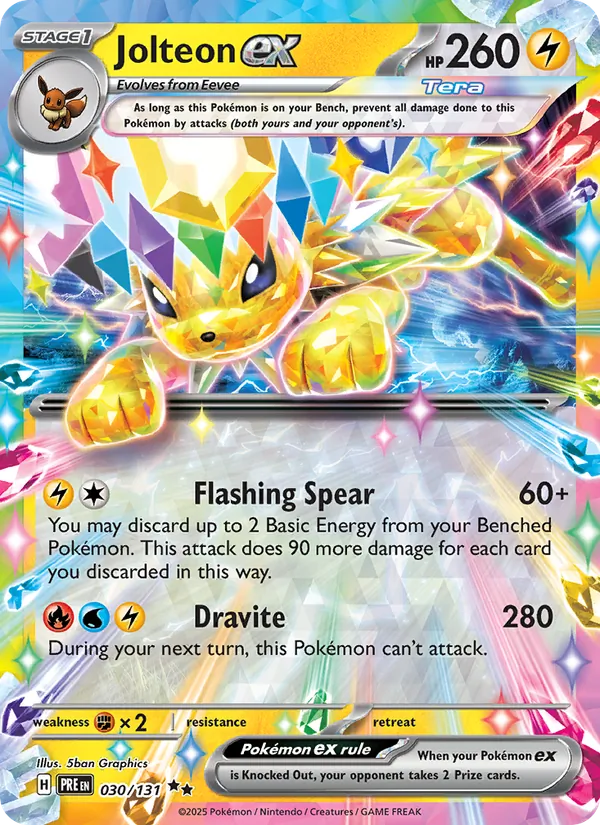 Jolteon ex (xPRE 030)