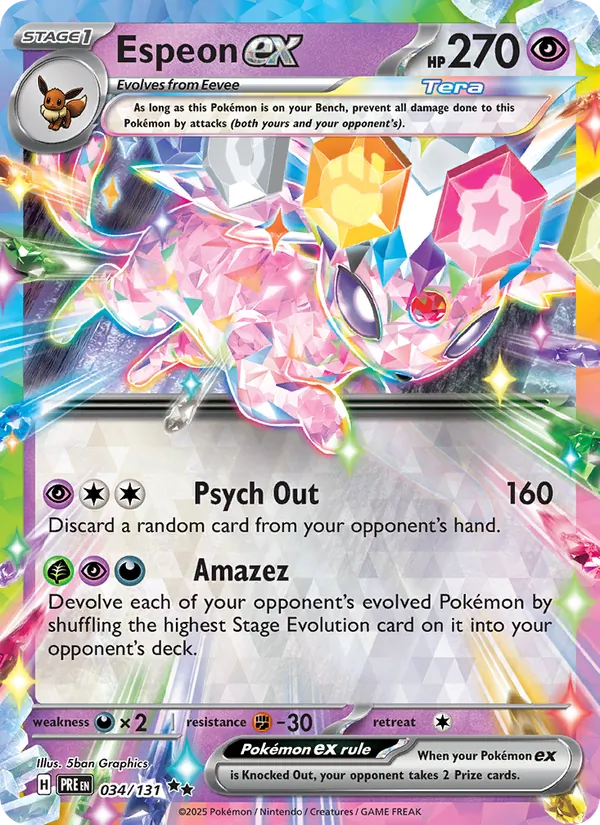 Espeon ex (xPRE 034)