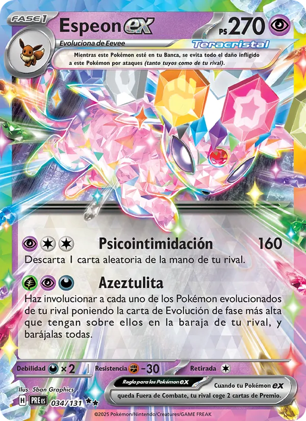 Espeon ex (xPRE 034)