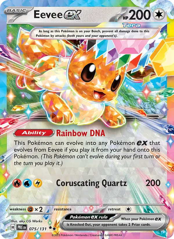Eevee ex (xPRE 075)