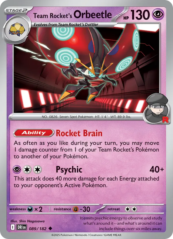 Team Rocket's Orbeetle (DRI 089)
