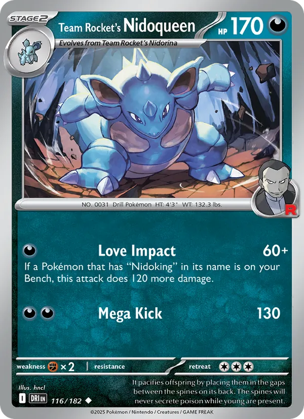 Team Rocket's Nidoqueen (DRI 116)
