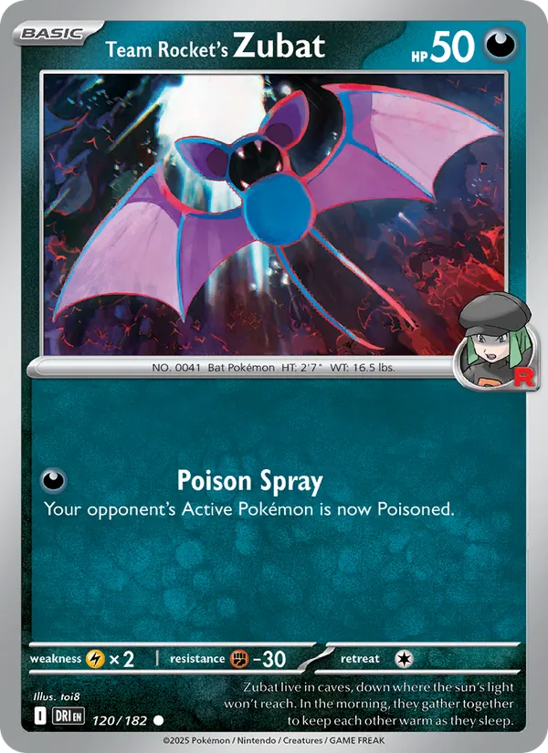Team Rocket's Zubat (DRI 120)
