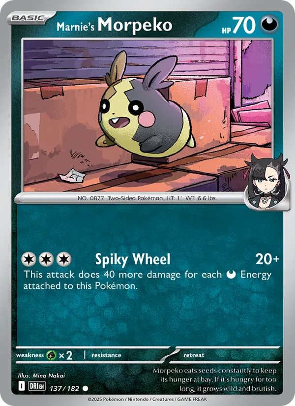 Marnie's Morpeko (DRI 137)