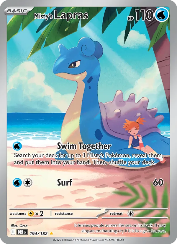 Misty's Lapras (DRI 194)