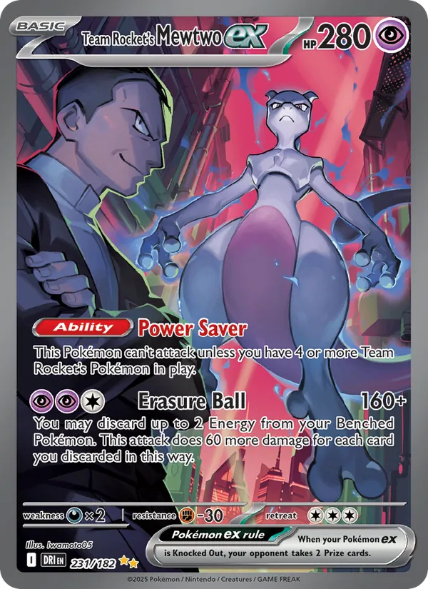Team Rocket's Mewtwo ex (DRI 231)