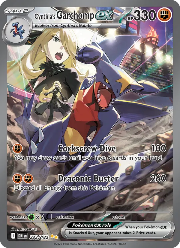 Cynthia's Garchomp ex (DRI 232)