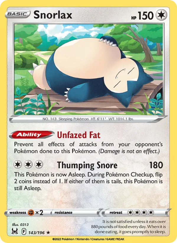Snorlax (WCD23 LOR 143)