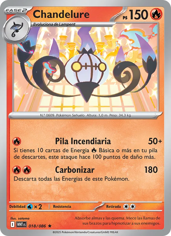 Chandelure (WHT 018)