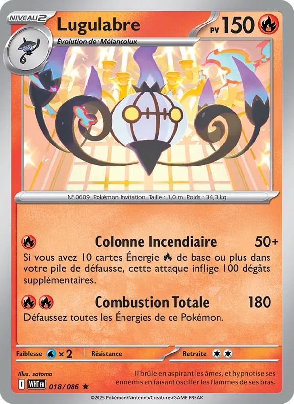 Chandelure (WHT 018)