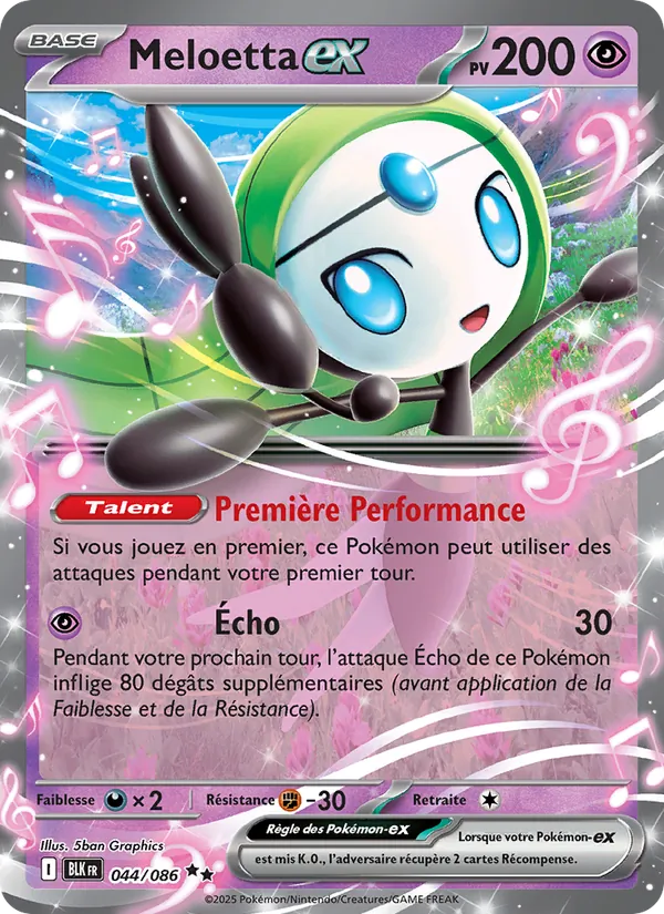 Meloetta ex (BLK 044)