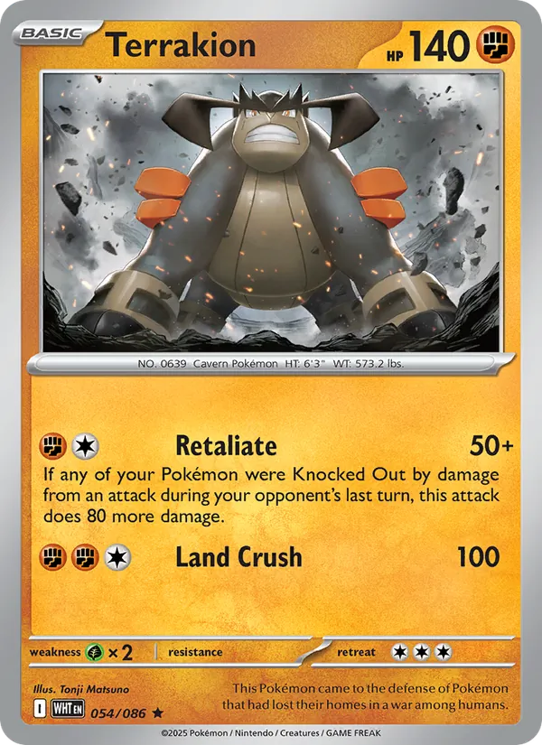Terrakion (WHT 054)