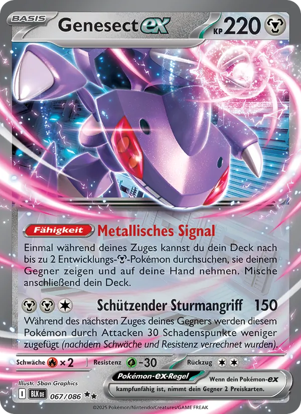 Genesect ex (BLK 067)