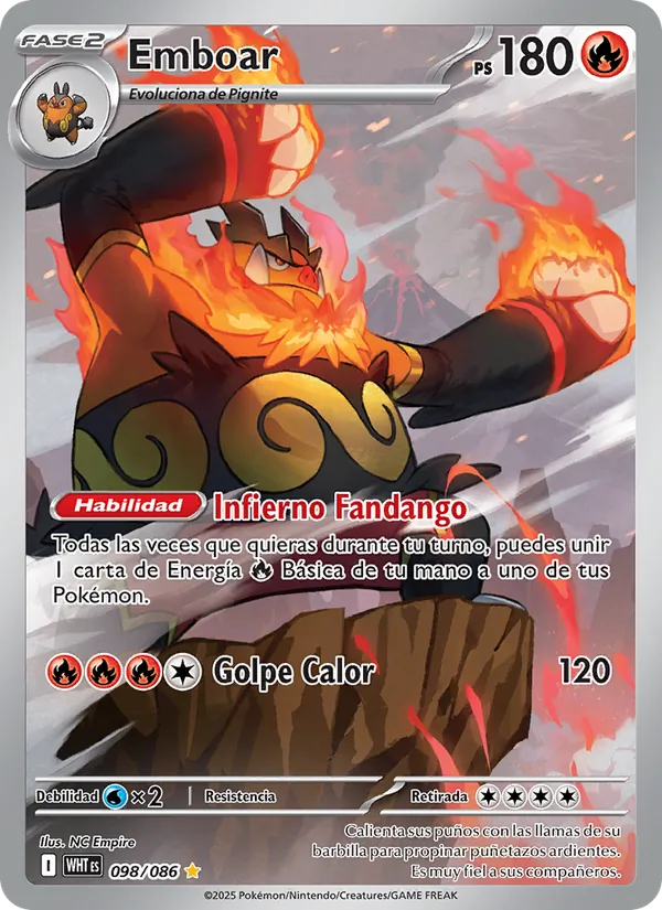 Emboar (WHT 098)
