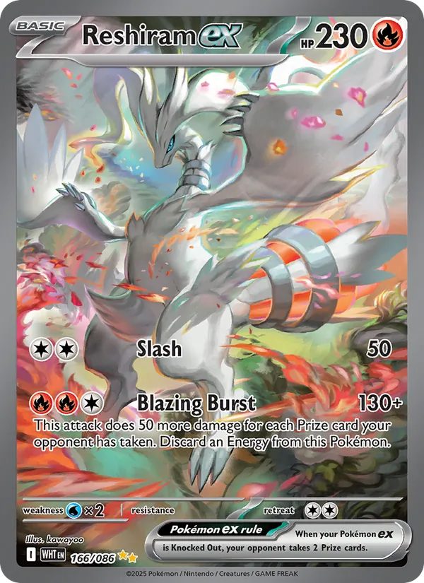 Reshiram ex (WHT 166)