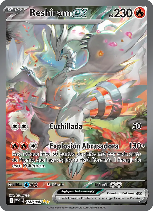 Reshiram ex (WHT 166)