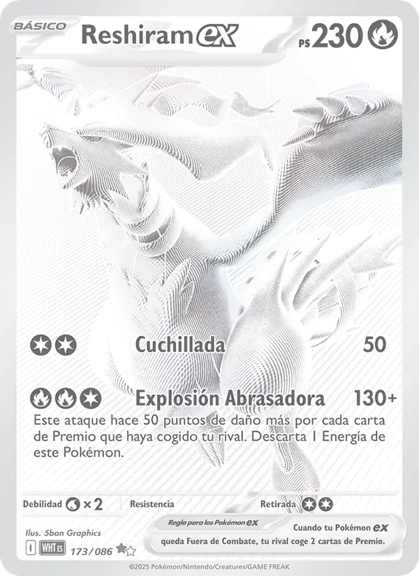 Reshiram ex (WHT 173)