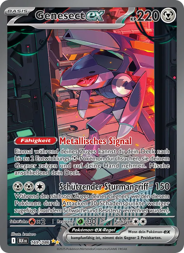 Genesect ex (BLK 169)