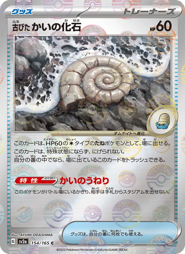 Antique Helix Fossil (xsv2a 154)