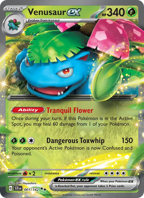 Venusaur ex (SCR 001)